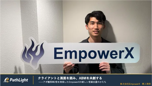 クライアントと画面を囲み、ABMを共創する——アポ獲得率2倍を実現したEmpowerXの新しい営業支援のかたち