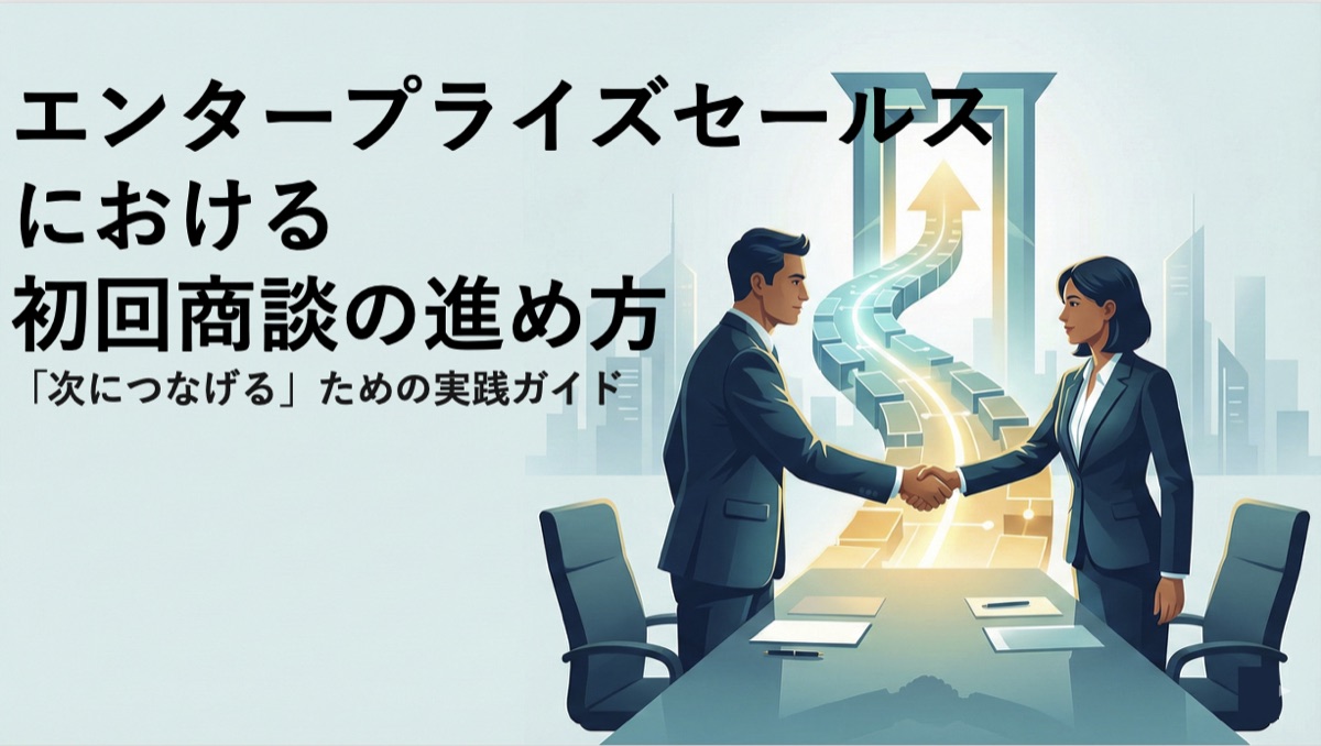 エンタープライズセールスの初回商談の記事
